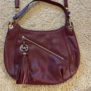 Michael Kors maroon purse